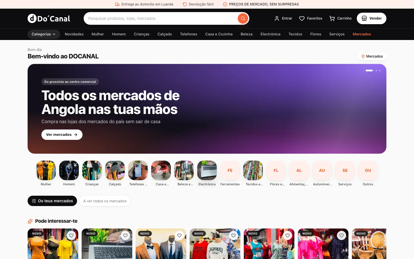 Docanal: página inicial